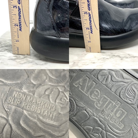 Alegria Elly Pewter Fields Comfort Loafer Clogs 38/8-8.5 Career Classic Comfy - Picture 12 of 16